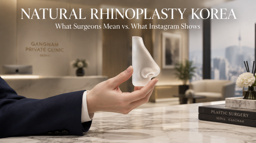 Natural Rhinoplasty Korea: What Surgeons Mean vs. Instagram